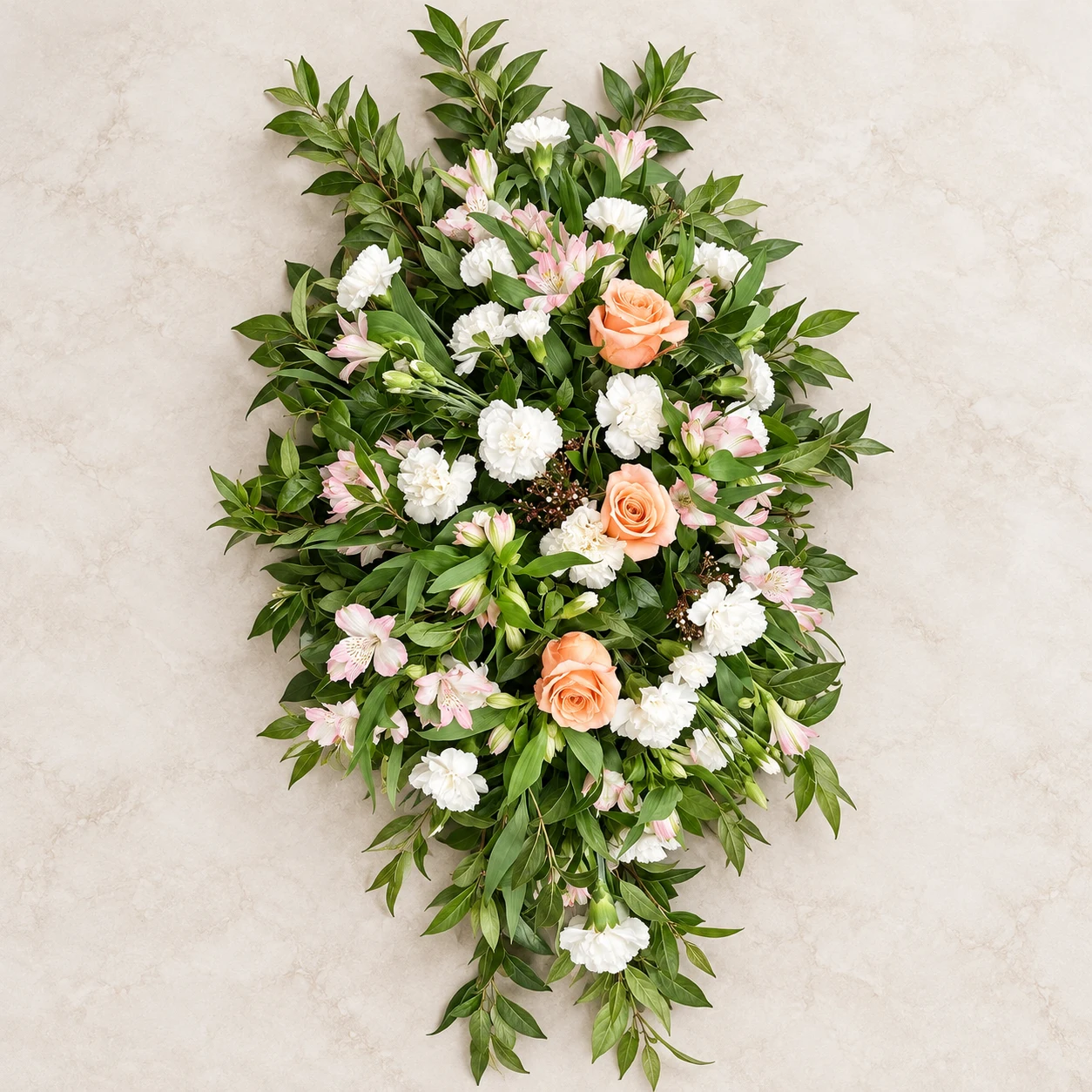 Gentle Farewell Casket Spray
